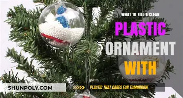 Creative Filler Ideas for Clear Plastic Ornaments: DIY Inspiration