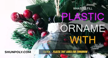 Creative Ways to Fill Plastic Ornaments