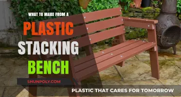 Creative DIY Projects: Transforming a Plastic Stacking Bench into Functional Art