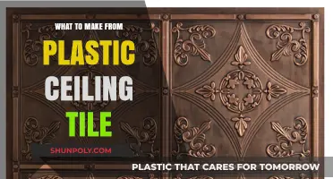 Creative DIY Projects: Transforming Plastic Ceiling Tiles into Functional Art