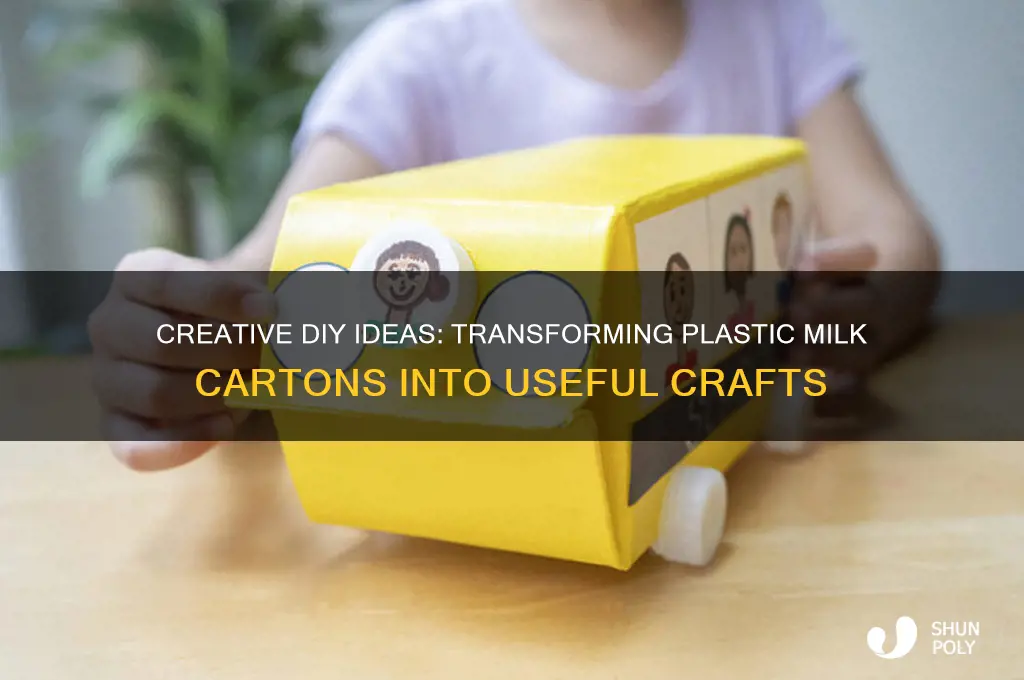 what to make out of a plastic milk carton