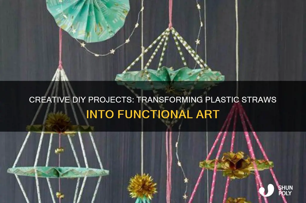 what to make out of plastic straws