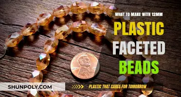 Creative DIY Jewelry Ideas Using 12mm Plastic Faceted Beads