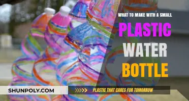 Creative DIY Projects: Upcycling Small Plastic Water Bottles