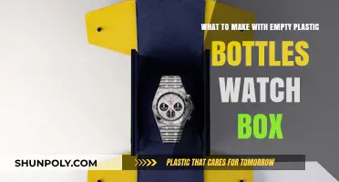 Creative DIY Ideas: Repurpose Empty Plastic Bottles into a Watch Box