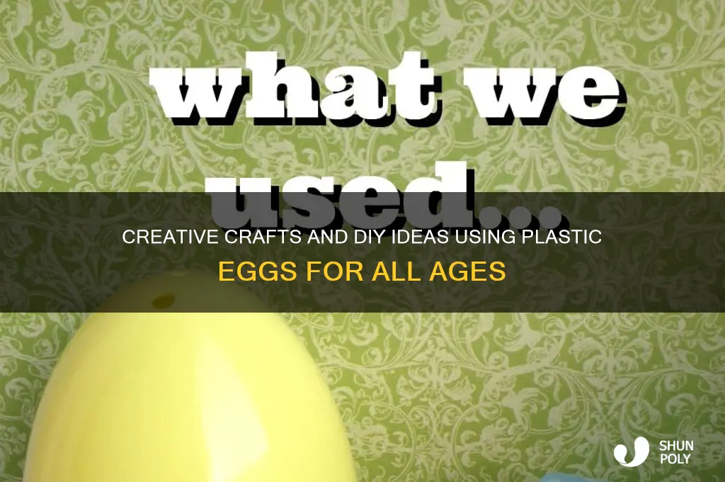 what to make with plastic eggs