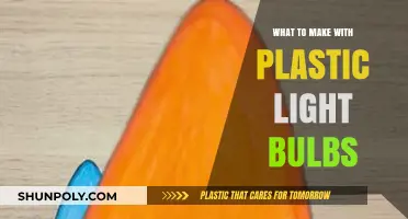 Creative Upcycling Ideas: Transforming Plastic Light Bulbs into Functional Art