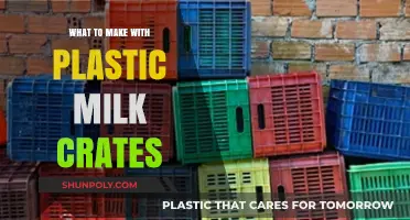 Creative DIY Projects: Transforming Plastic Milk Crates into Functional Art