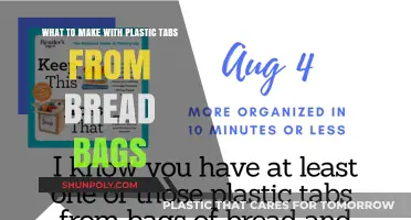 Creative Reuse: Transforming Bread Bag Plastic Tabs into DIY Projects