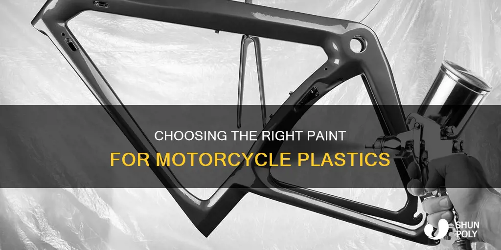 what to paint motorcycle plastics with