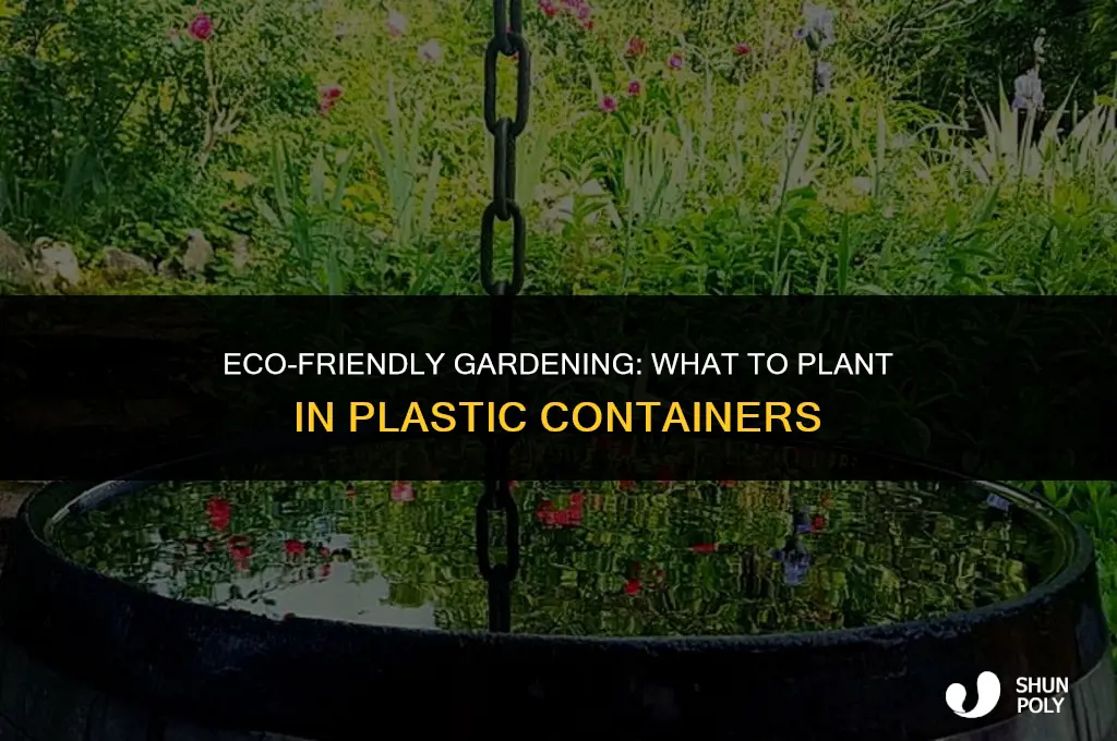 what to plant in plastic