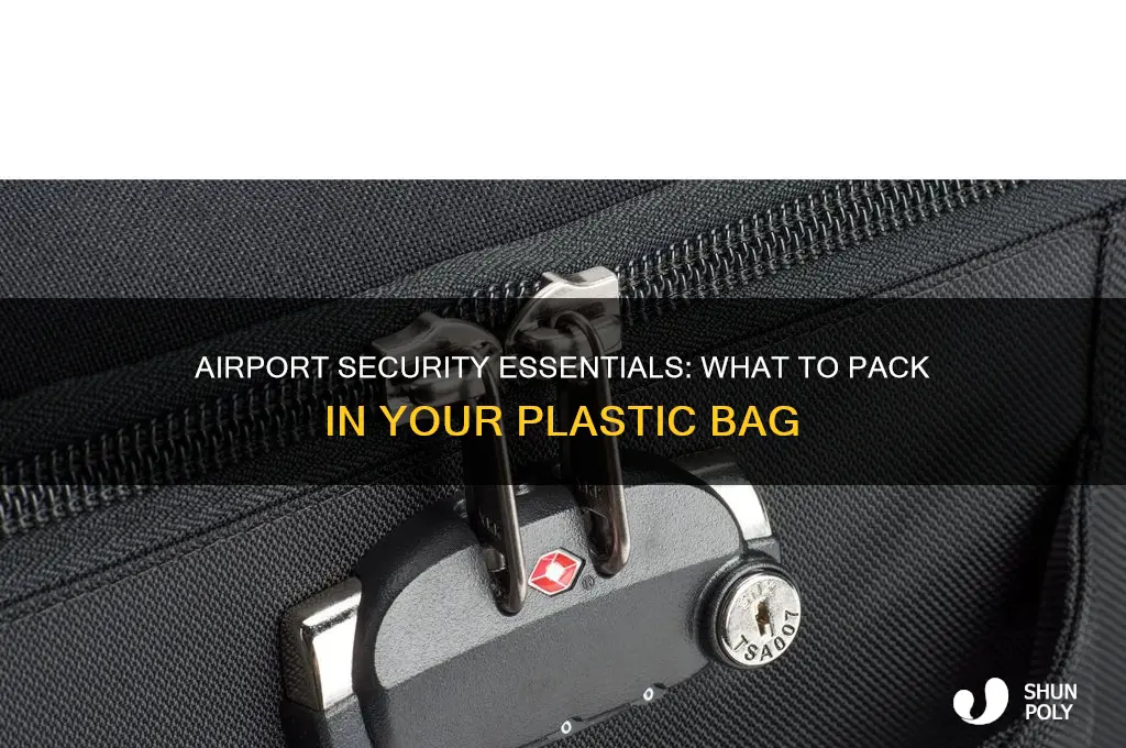 what to put in plastic bag at airport