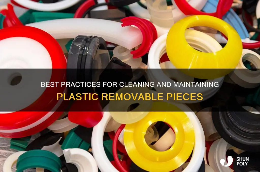 what to put on plastic removable peices