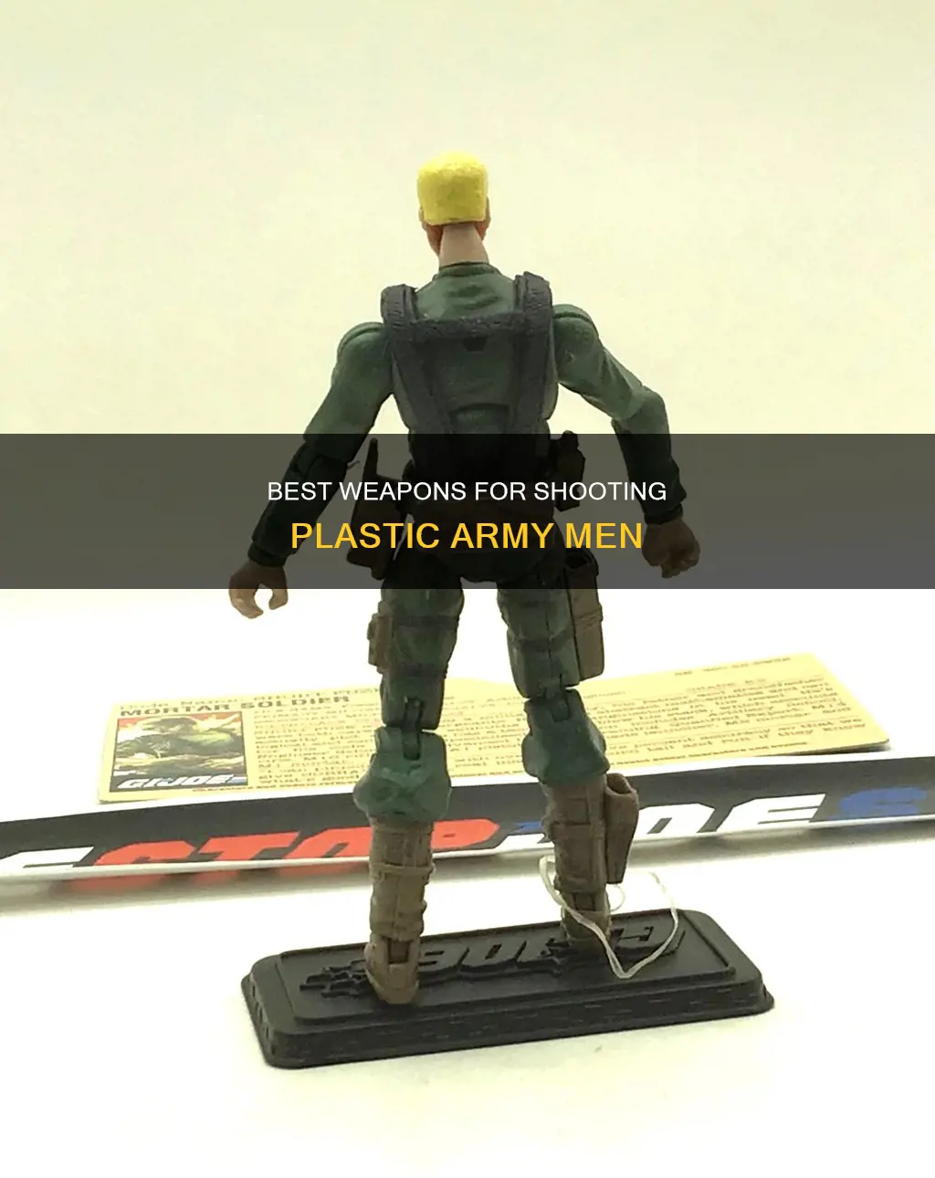 what to shoot plastic army men with
