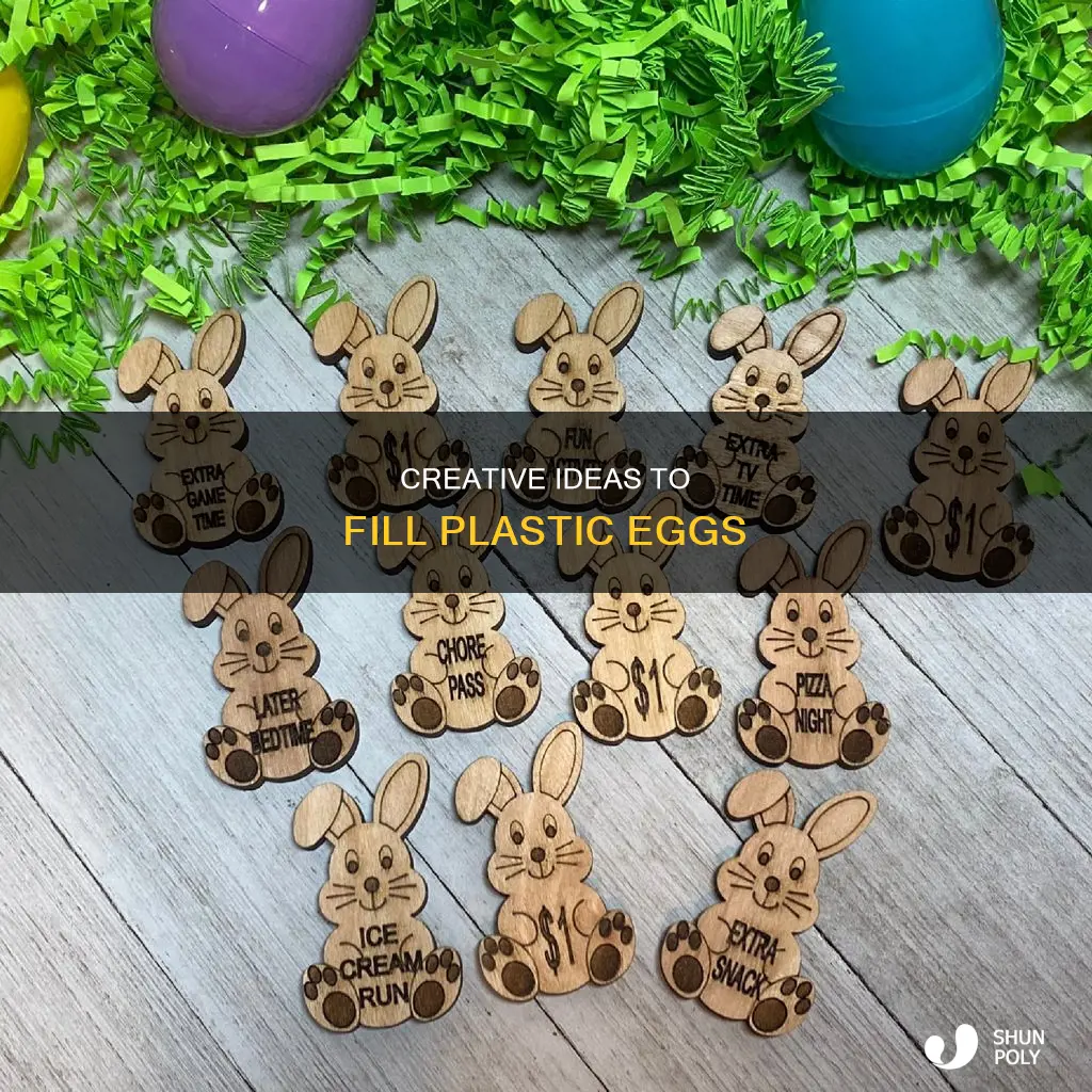 what to stuff plastic eggs with