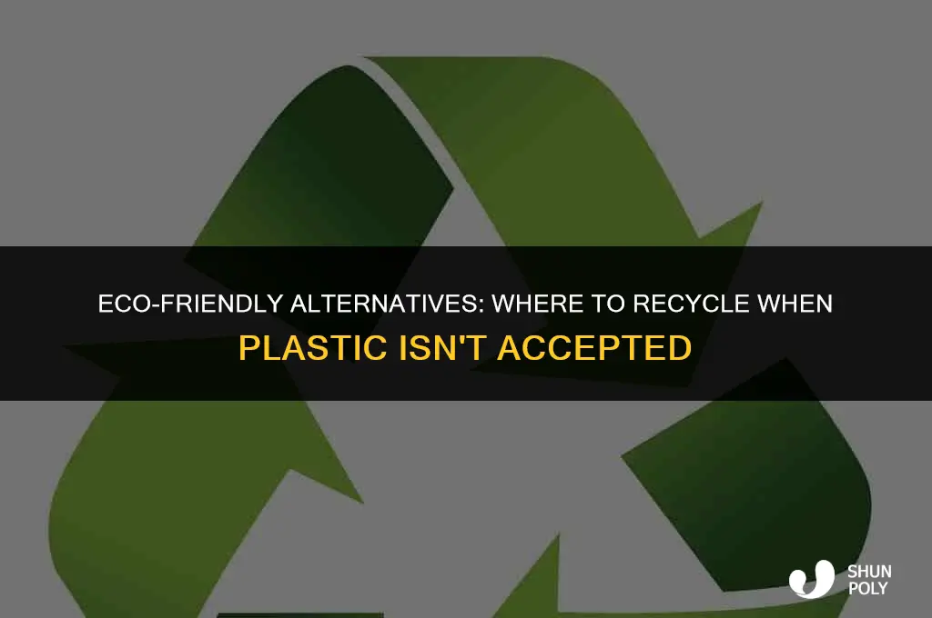 what tonput recyles in if they will not take plastic