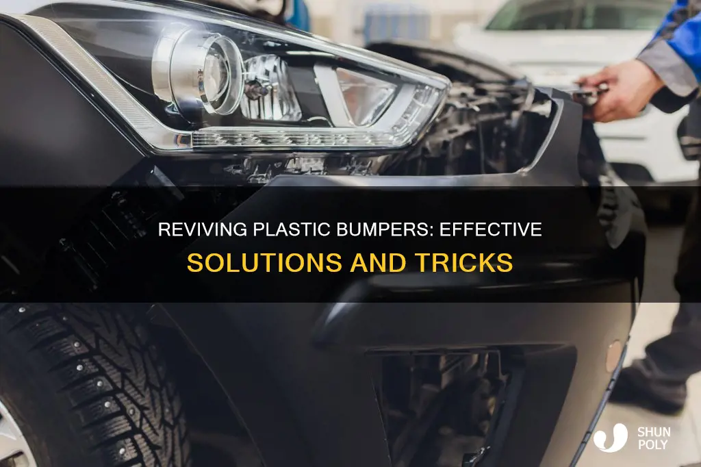 what tonuse to rejuvenate a plastic bumper