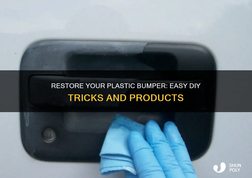what tonuse to rejuvenate a plastic bumprr