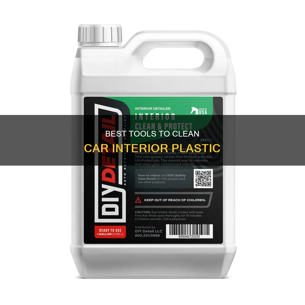 what tool cleans car interior plastic