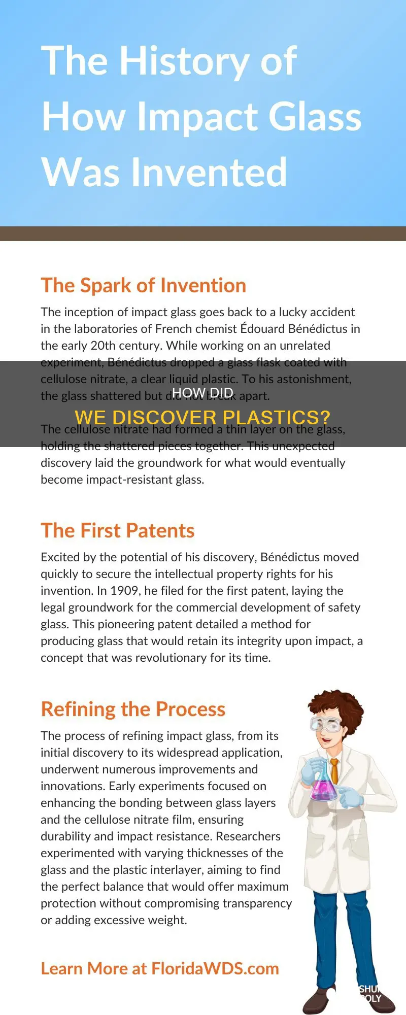 what triggered the discovery of plastics
