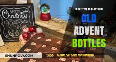 Identifying the Plastic Type of Vintage Advent Bottles: A Guide