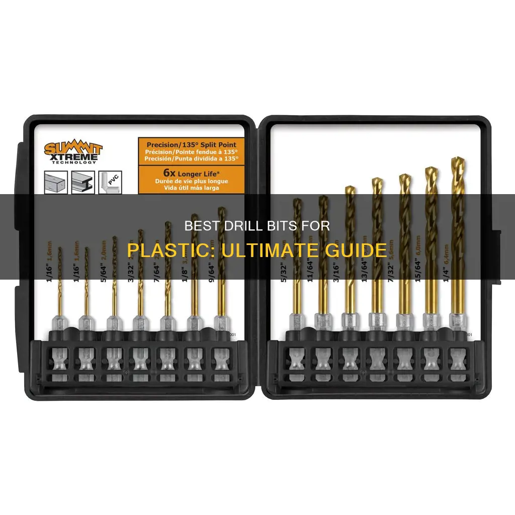 what type of drill bit drills plastic