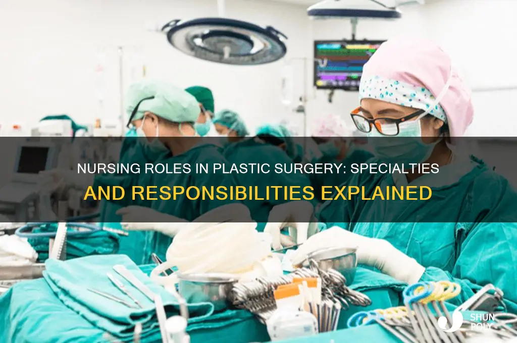 what type of nurses work under s plastic surgeon