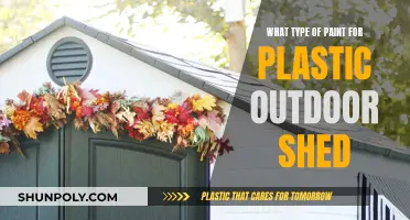 Best Paint for Plastic Outdoor Sheds: A Guide