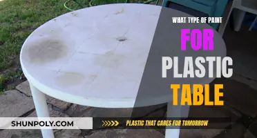 Best Paint Types for Plastic Tables: Ultimate Guide