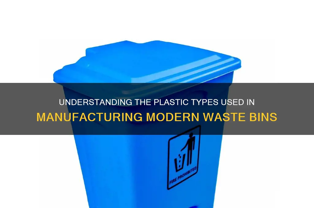 what type of plastic are bins made from