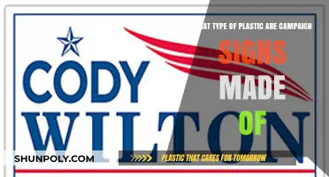 Unveiling the Plastic Material Behind Political Campaign Yard Signs