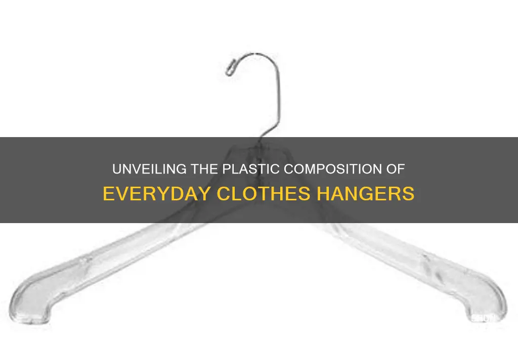what type of plastic are clothes hangers made from