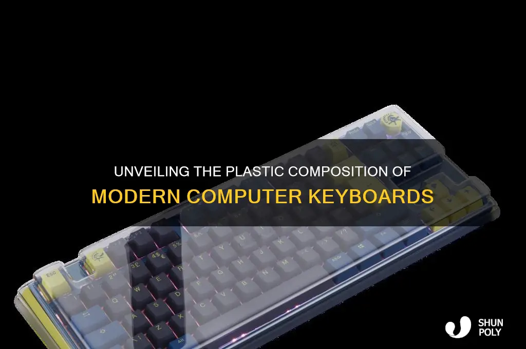 what type of plastic are computer keyboards made from