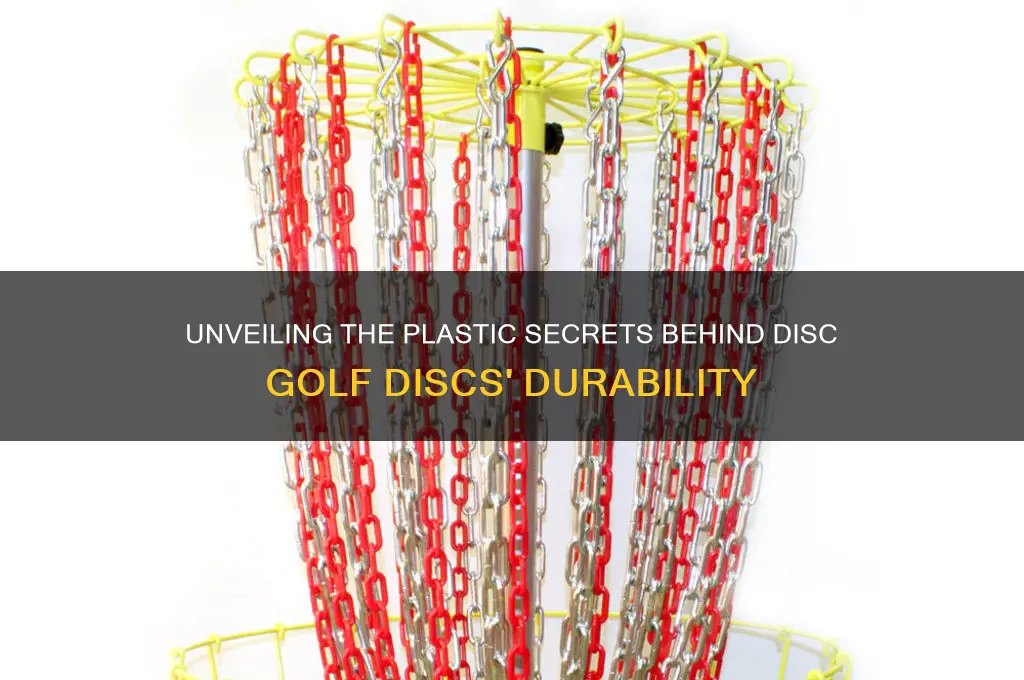 what type of plastic are disc golf discs made of