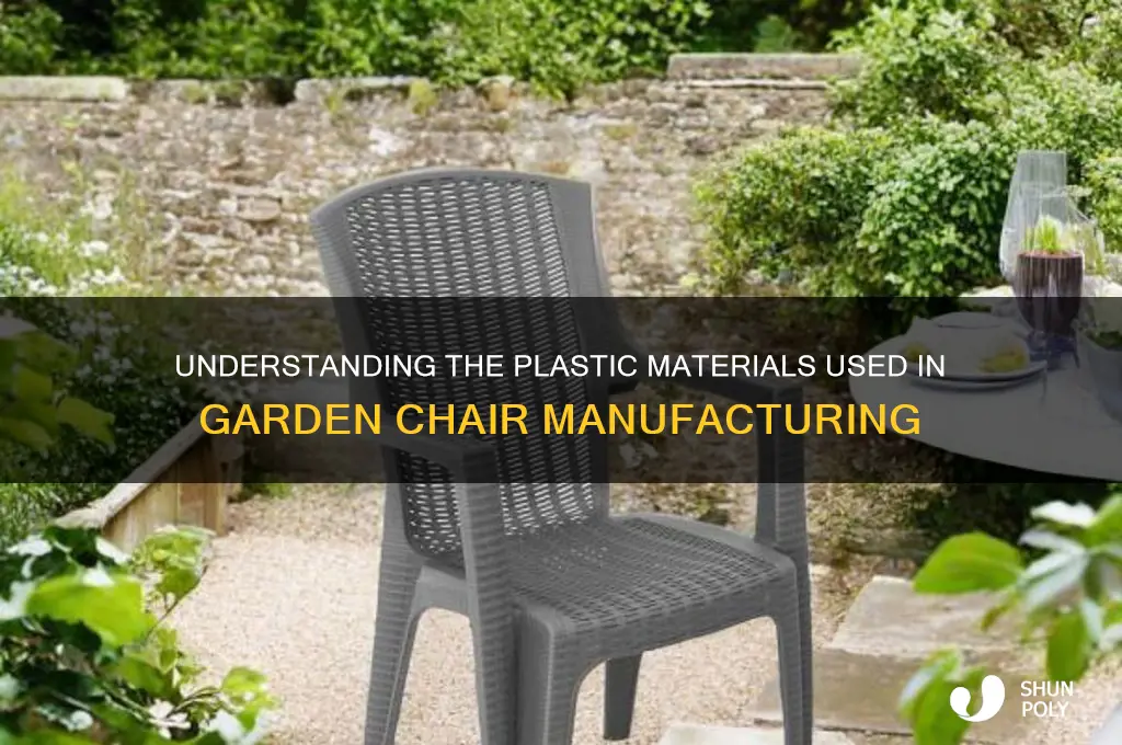 what type of plastic are garden chairs made from