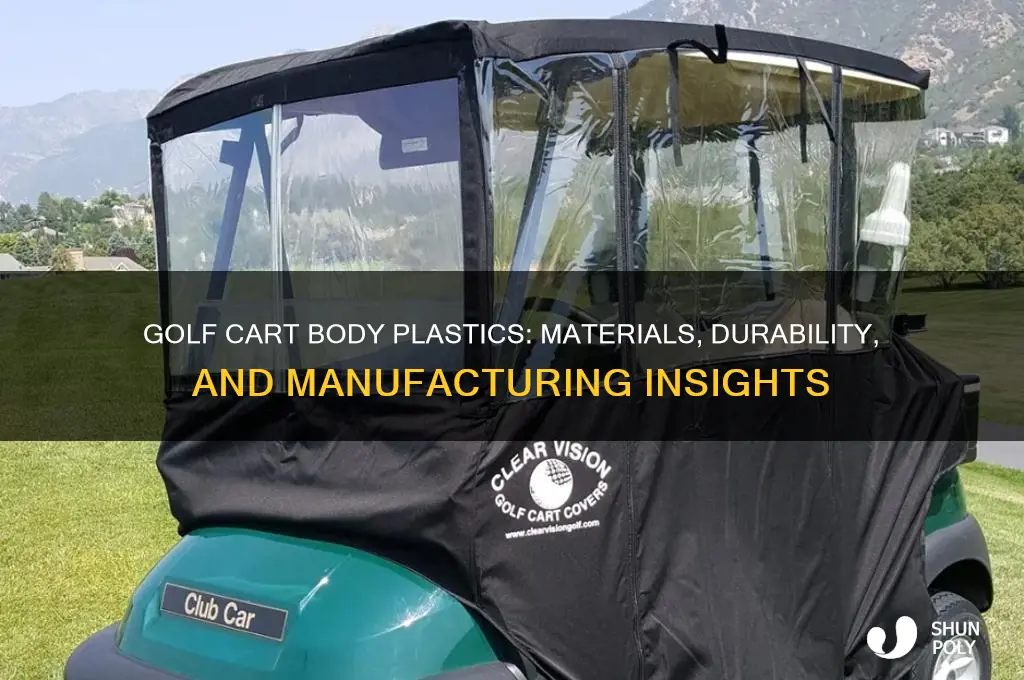 what type of plastic are golf cart bodies made of