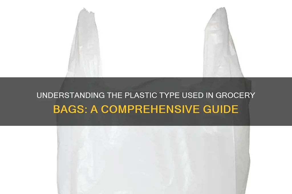 what type of plastic are grocery bags