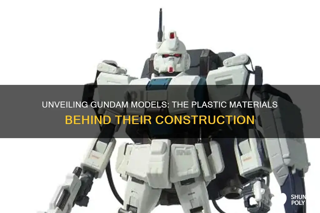what type of plastic are gundam models made out of