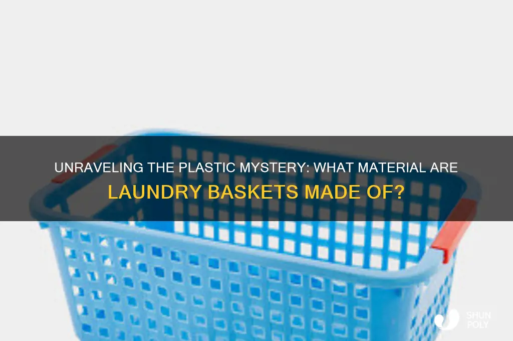 what type of plastic are laundry baskets made of