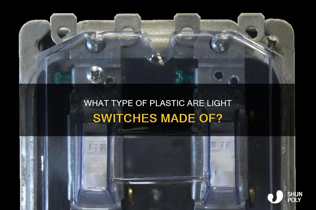 what type of plastic are light switches made of