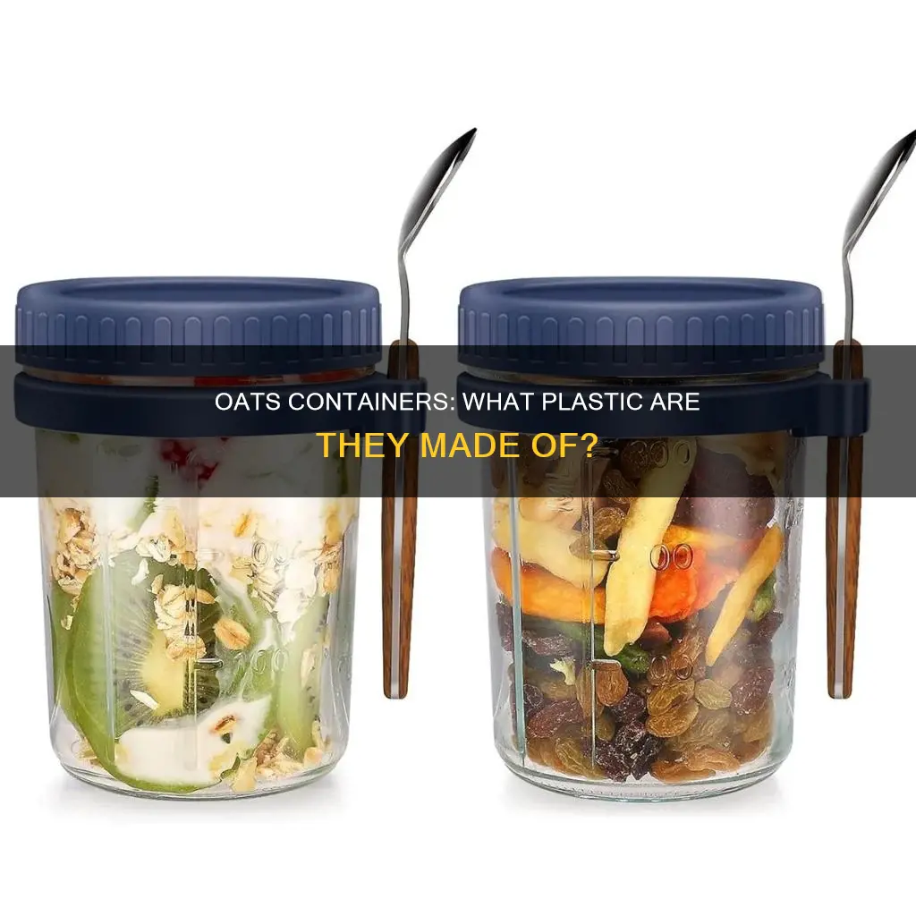 what type of plastic are oats containers made from