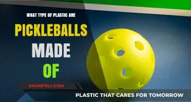 Unveiling the Plastic Composition of Pickleballs: A Material Breakdown