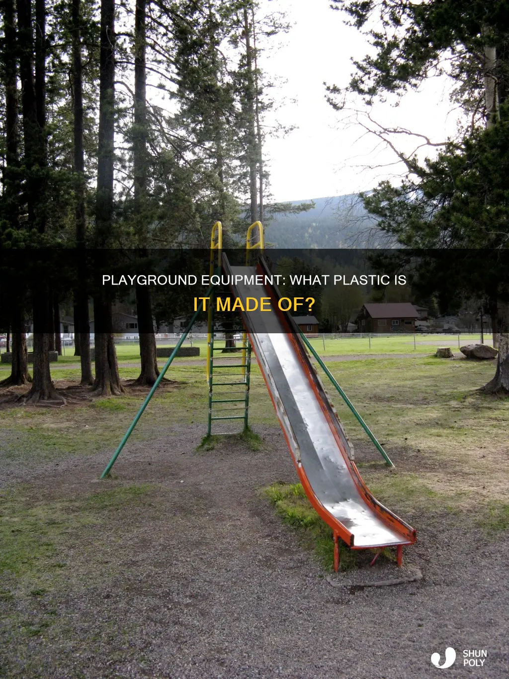 what type of plastic are playground equipment