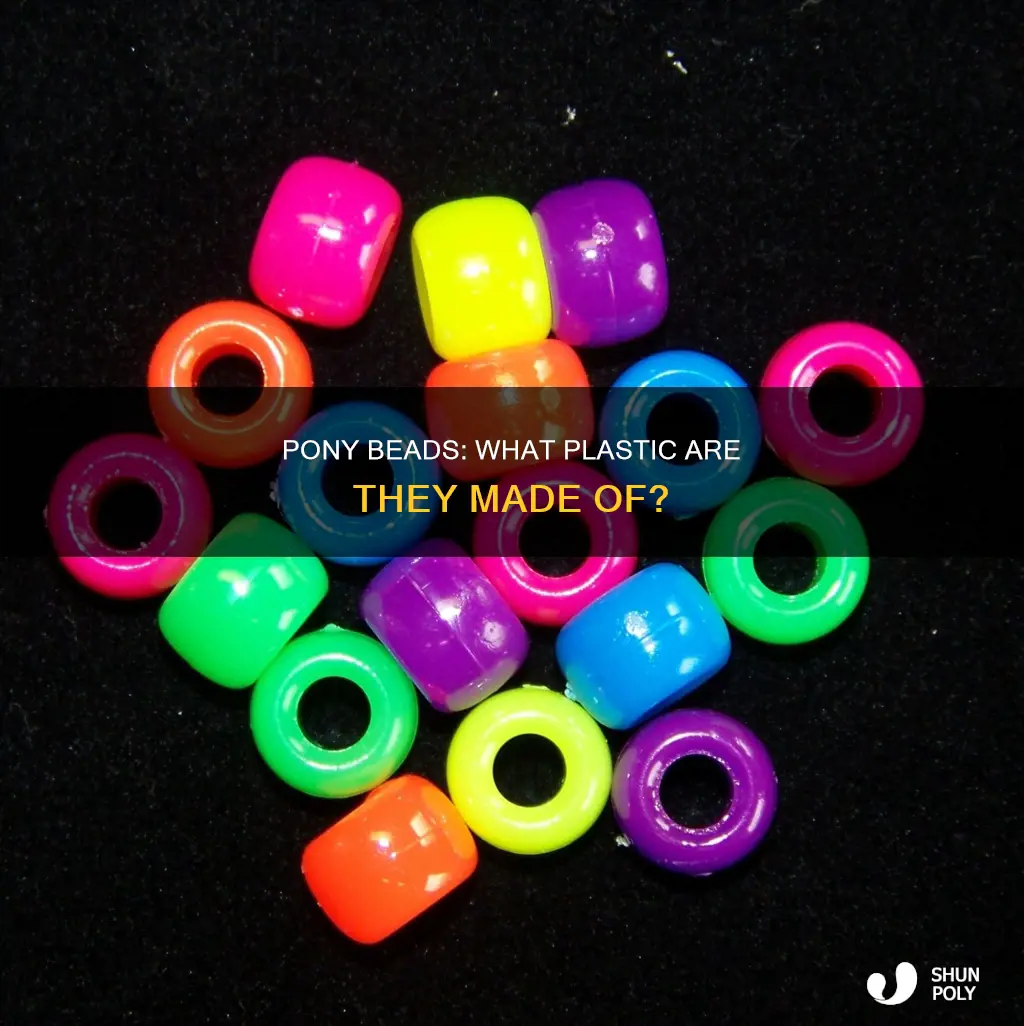 what type of plastic are pony beads