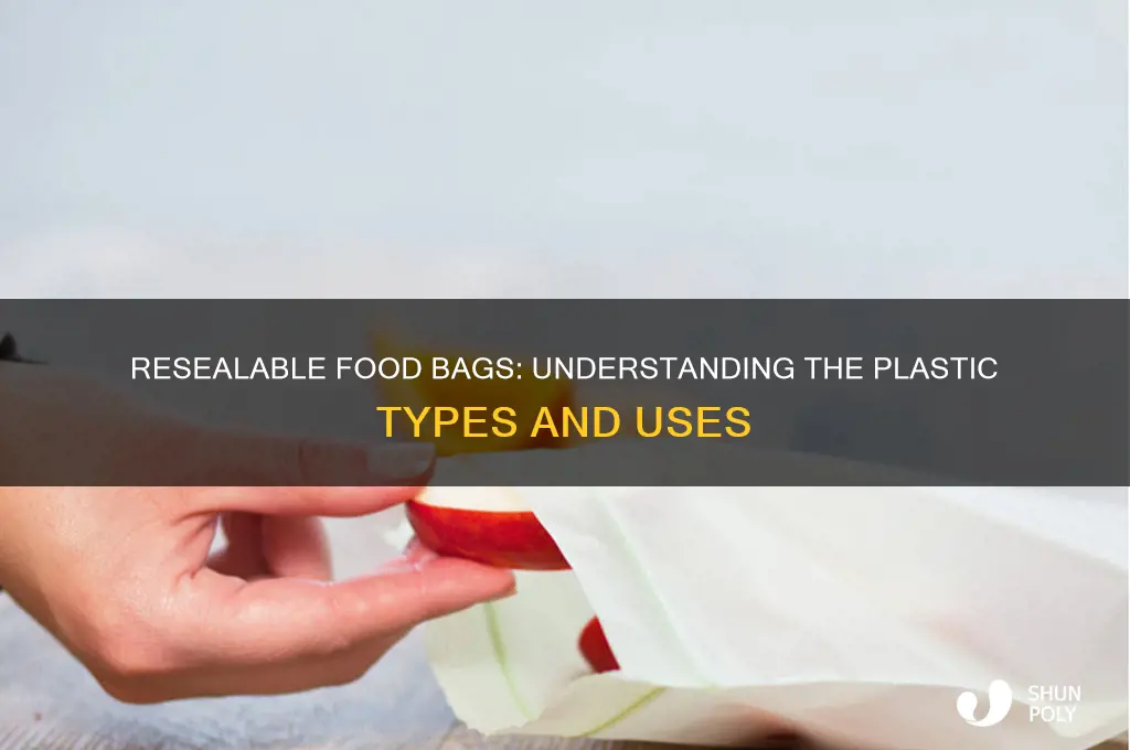 what type of plastic are resealable food bags