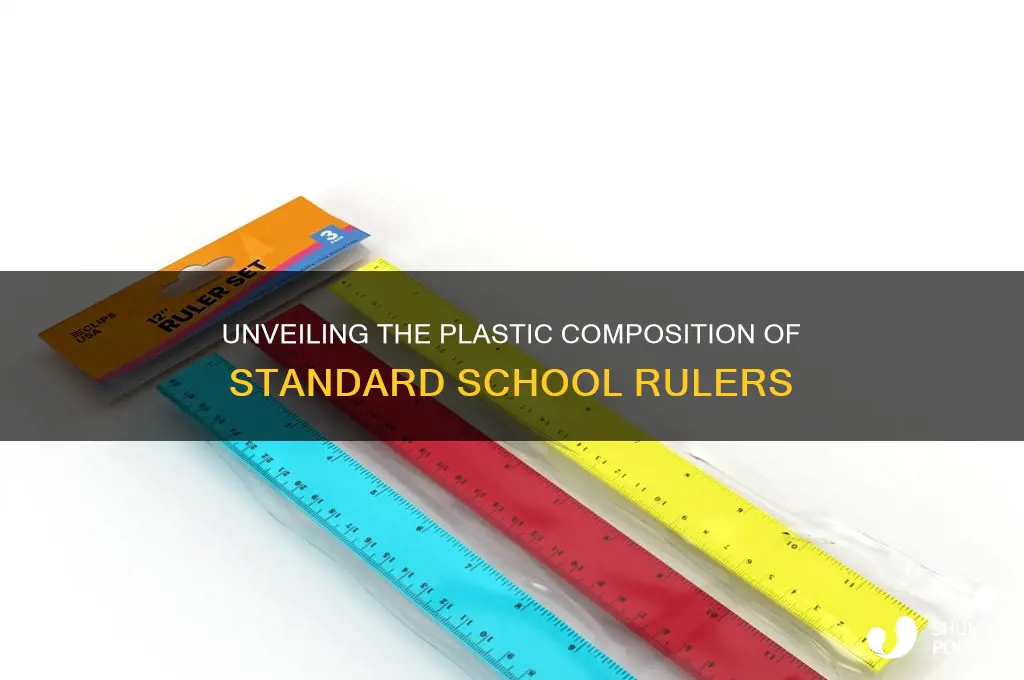 what type of plastic are rulers made from