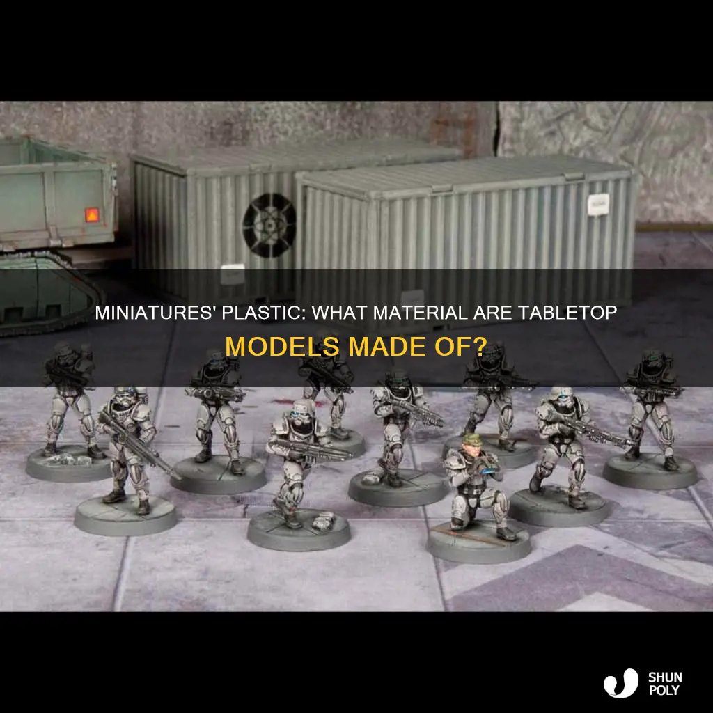 what type of plastic are tabletop miniatures