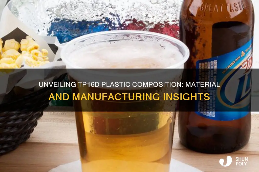 what type of plastic are tp16d made from