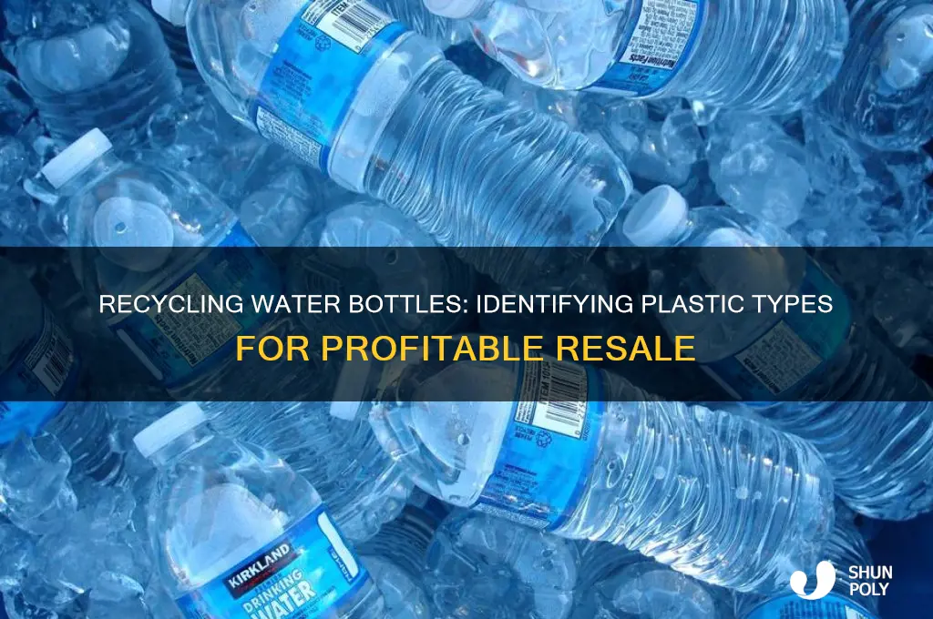 what type of plastic are water bottles can i sale