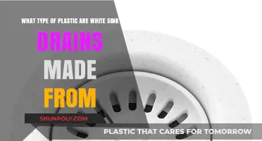 White Sink Drains: Unveiling the Plastic Material Composition